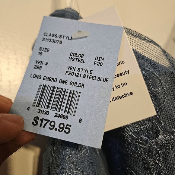 David's Bridal one shoulder Bride maids dress - Picture 5 of 14